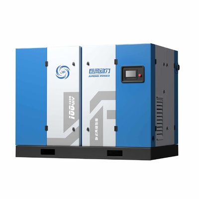 Dauermagnet Zwei-Stufen-Schraubluftkompressor IP65 Horizontal 380V / 50hz